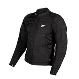 SEVENTY DEGREES SD-JC24 AIRFRAME CHAQUETA DE MOTO NEGRO