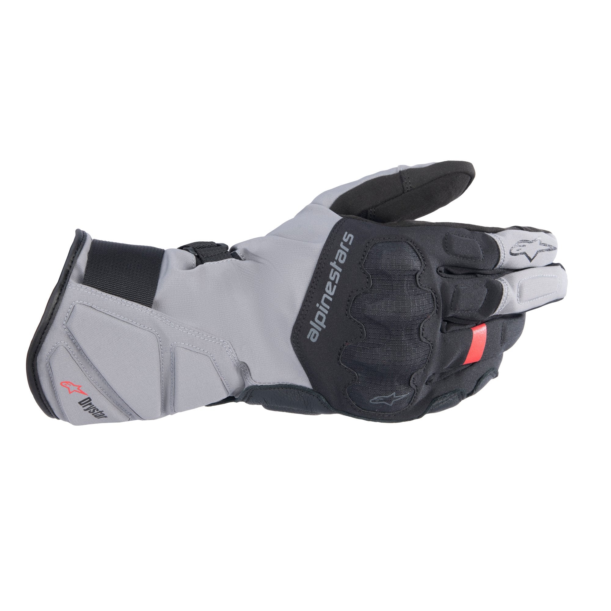Alpinestars Tourer W-7 V2 DS Motorcycle Gloves Black Dark Grey - back view