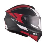 MT Genesis SV Cave A5 Helmet Performance in Matt Black Red