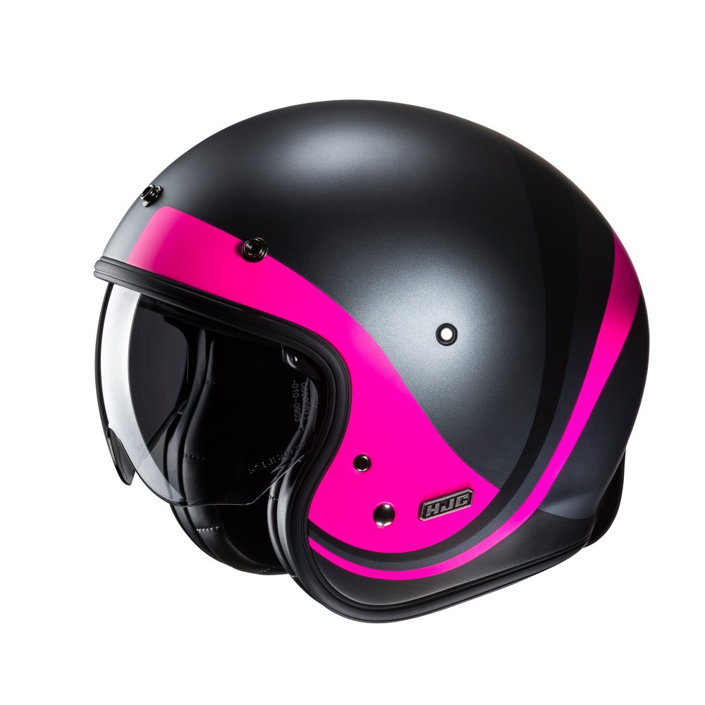 HJC V31 Emgo MC8SF Pink Open Face Motorbike Helmet