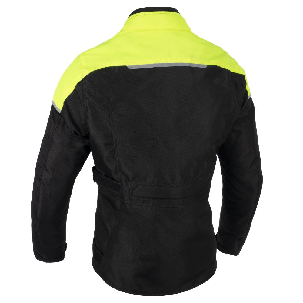 Oxford Spartan Long WP Woman Black Fluo Motorcycle Jacket
