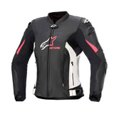 Alpinestars Stella Gp Plus V4 Leather Jacket Black/W/Diva Pink images
