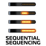 Oxford DarkTurner Sequential Fork Motorcycle Mounted Indicators images