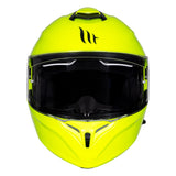 MT Storm Solid Fluo Yellow Flip up Helmet