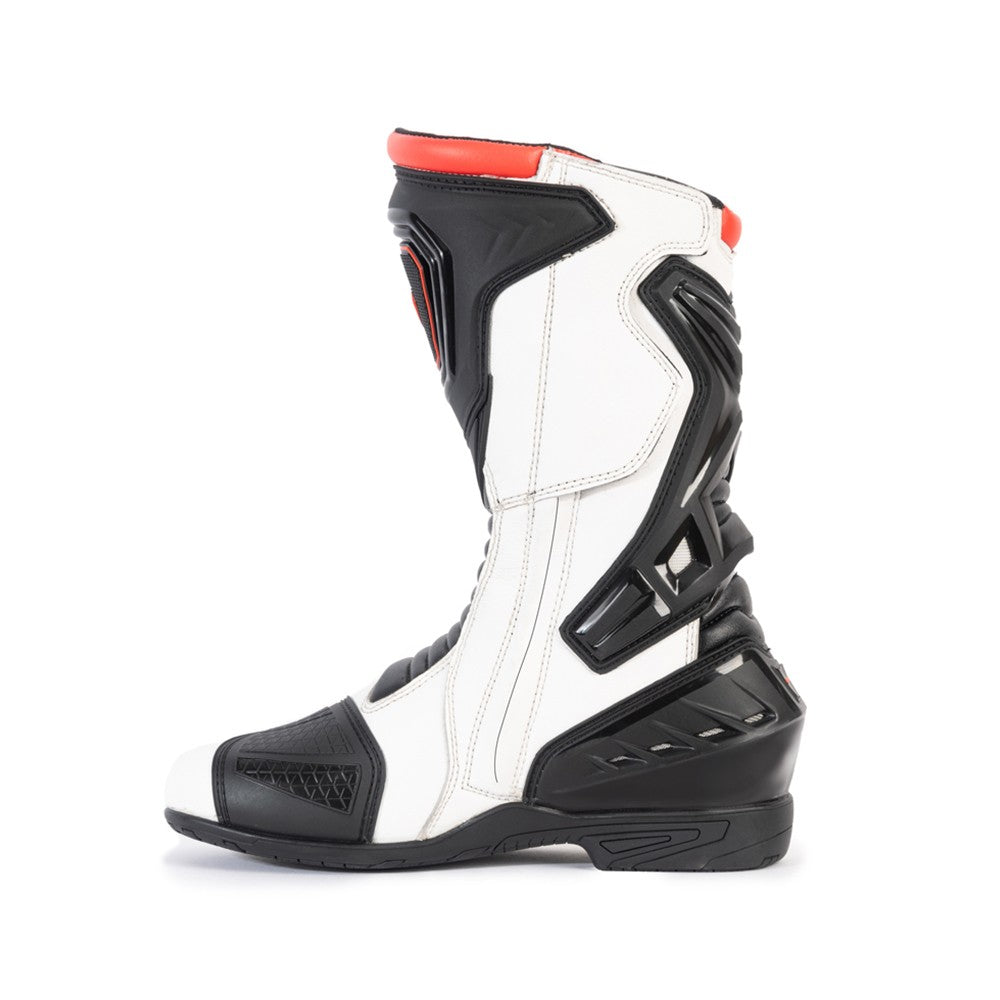 R-TECH - Tornado 2.0 WP Leather Boots Black/White/Red - SECURTEX MOTOR SL (t/a MaximoMoto)