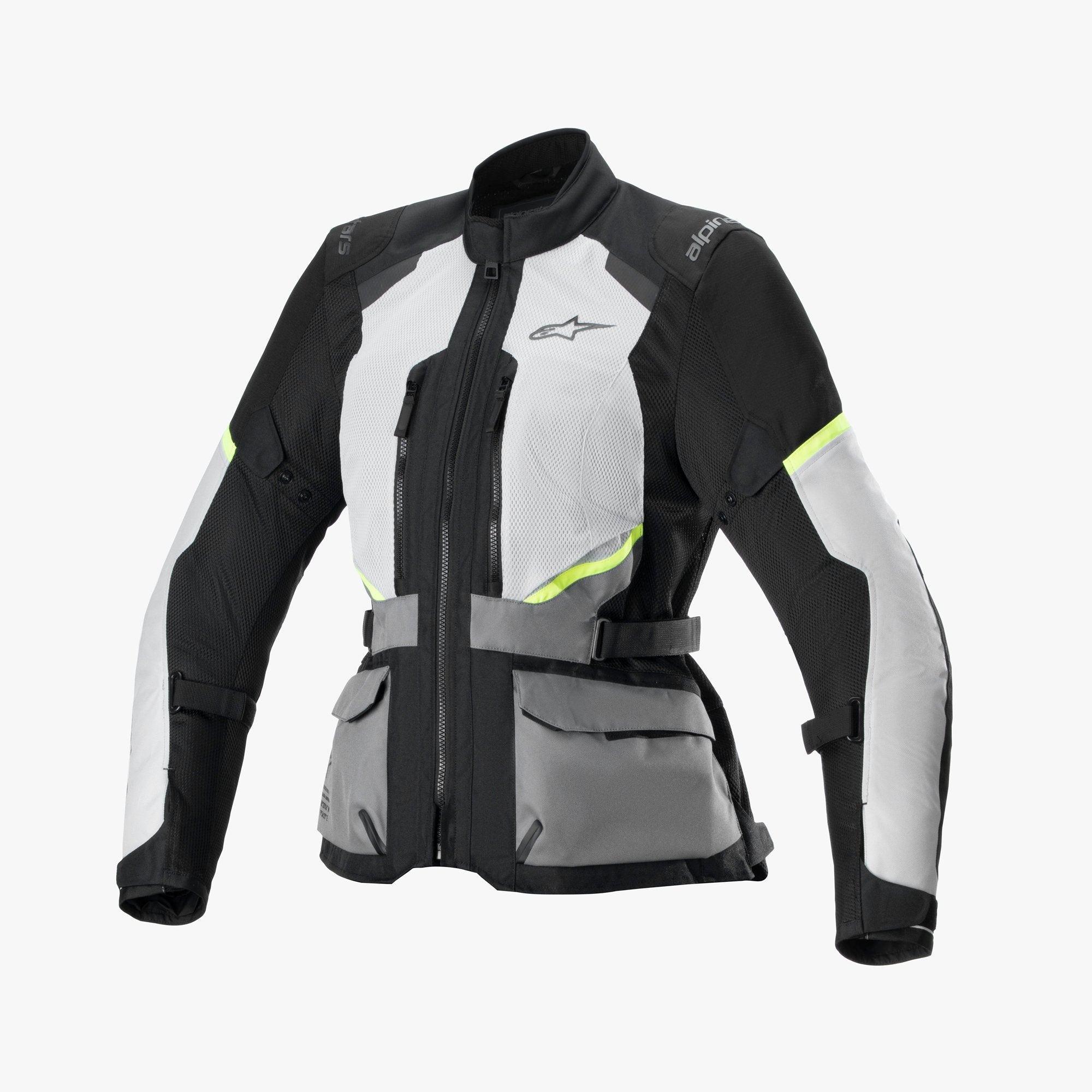 Alpinestars Stella Andes Air DS Jacket Ice Grey//D Grey/Blk S - front pic