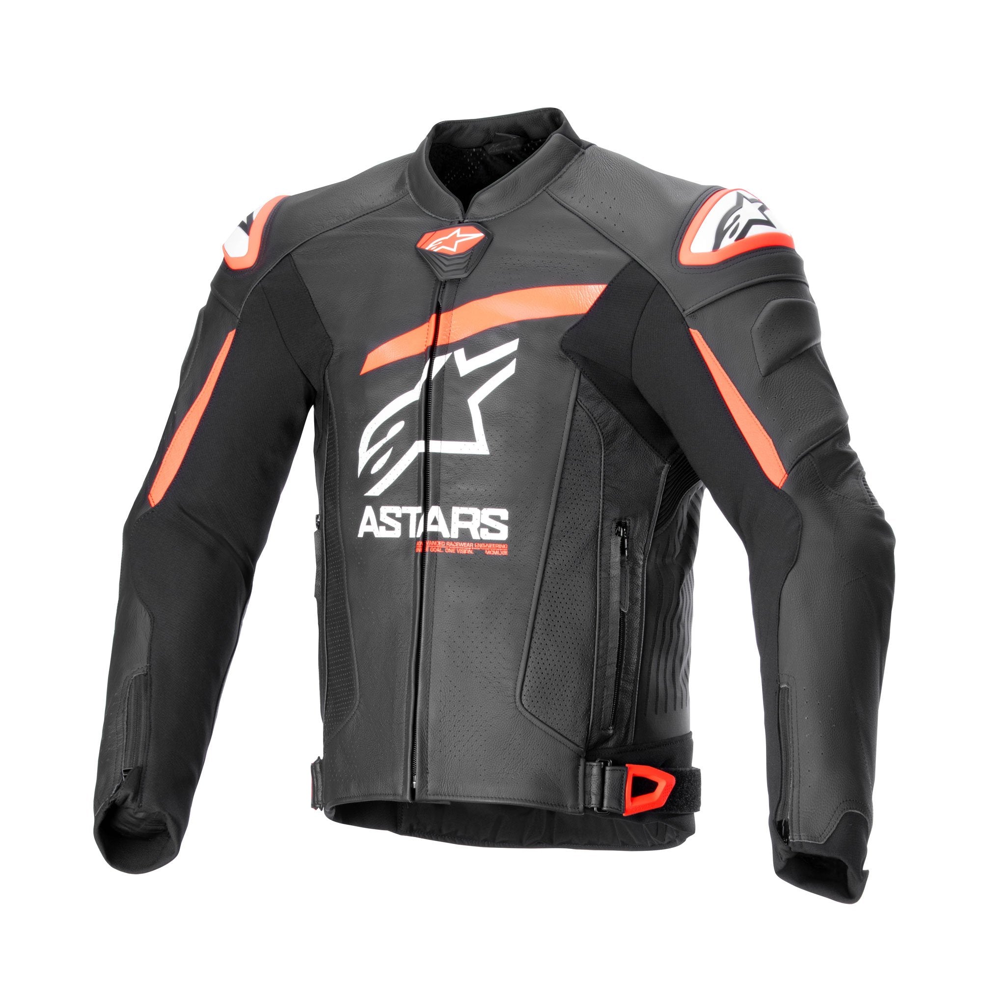Alpinestars Gp Plus R V4 Airflow Leather Jacket Black/Red/F/White images