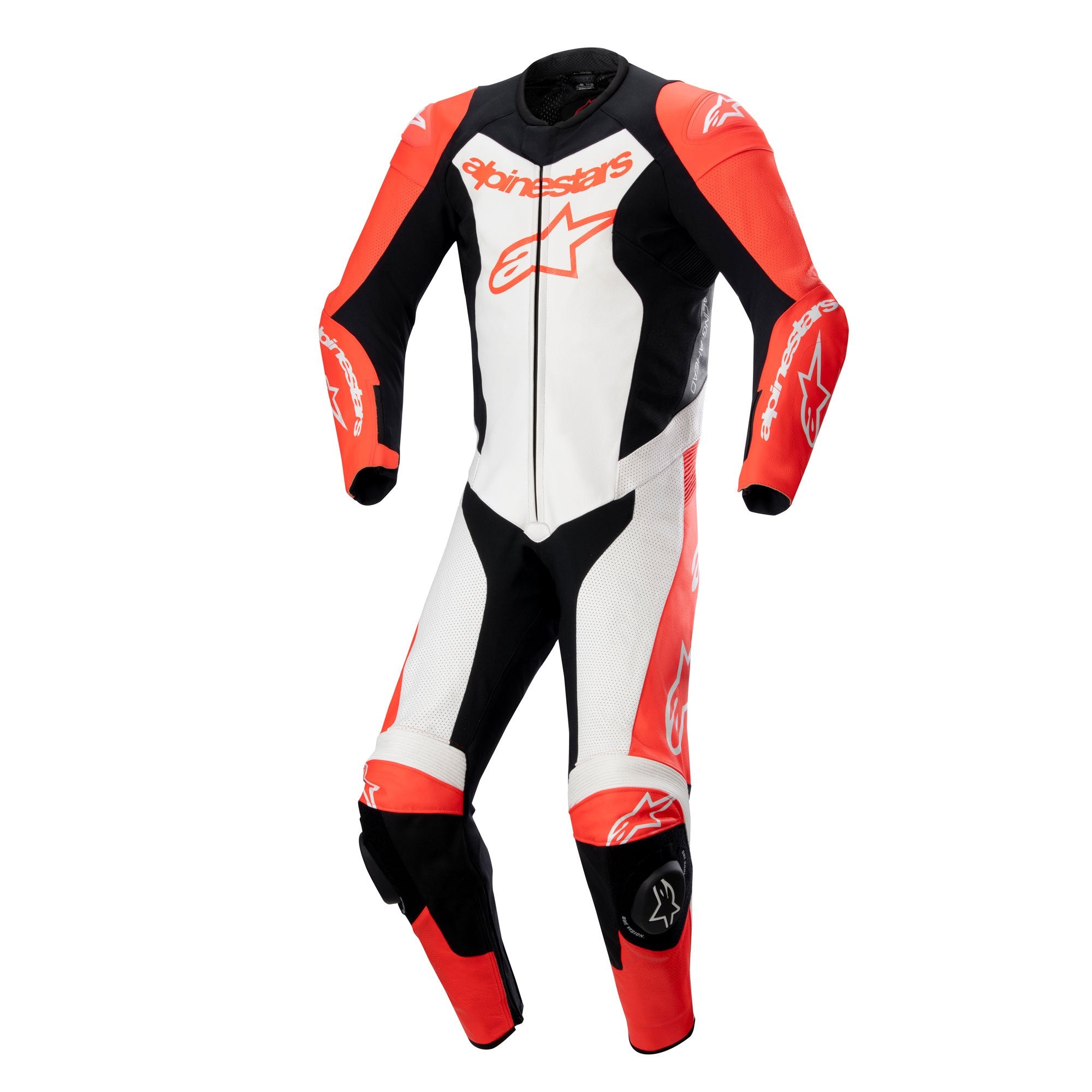 Alpinestars Gp Force Lurv 1 Pc Leather Suit Red/Fluo/White/Black images