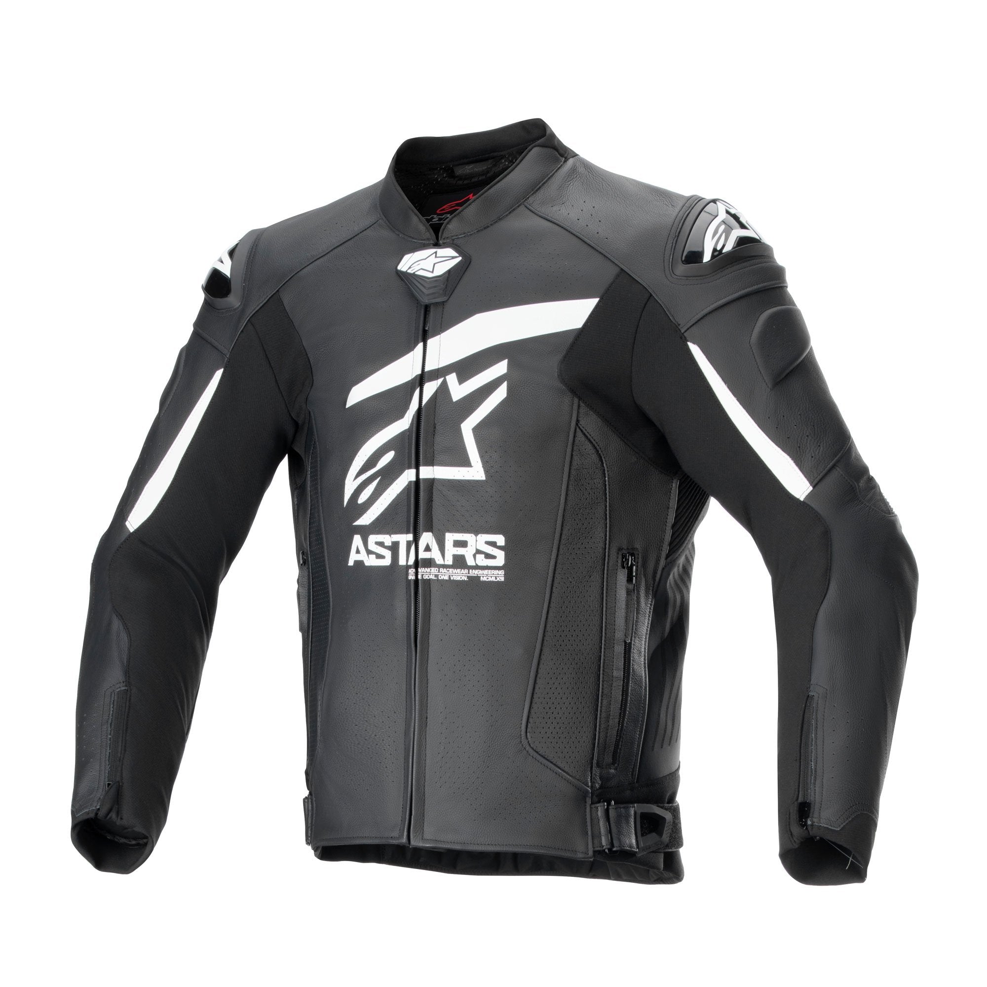 Alpinestars Gp Plus R V4 Airflow Leather Jacket Black/White images