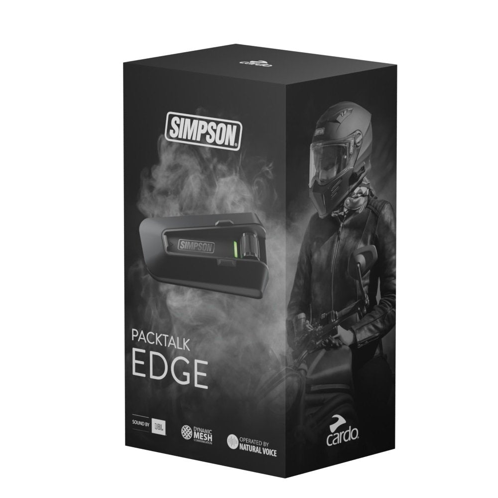 Simpson Cardo Pack talk Edge Bluetooth Motorcycles Helmet