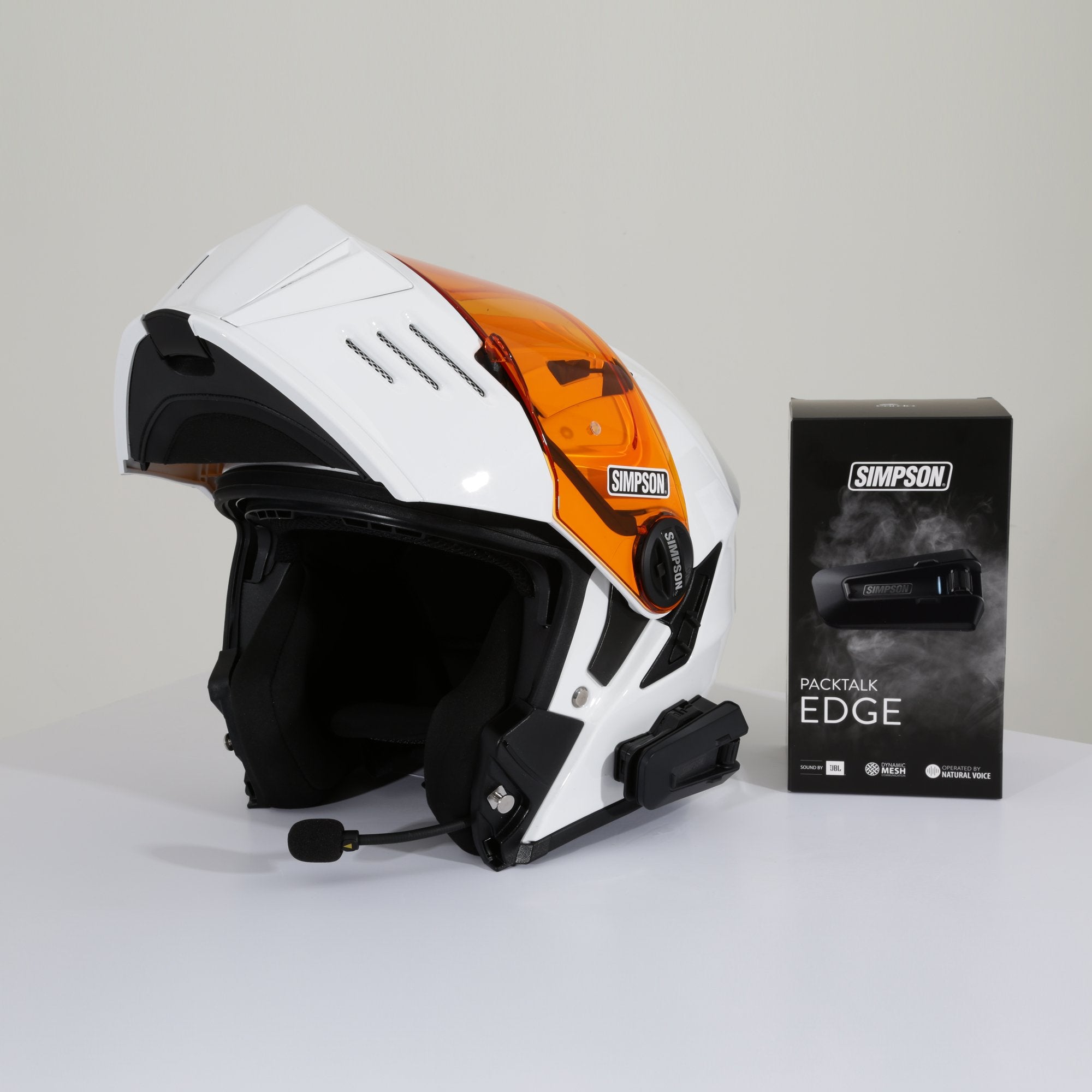 Simpson Cardo Pack talk Edge Bluetooth Motorcycles Helmet