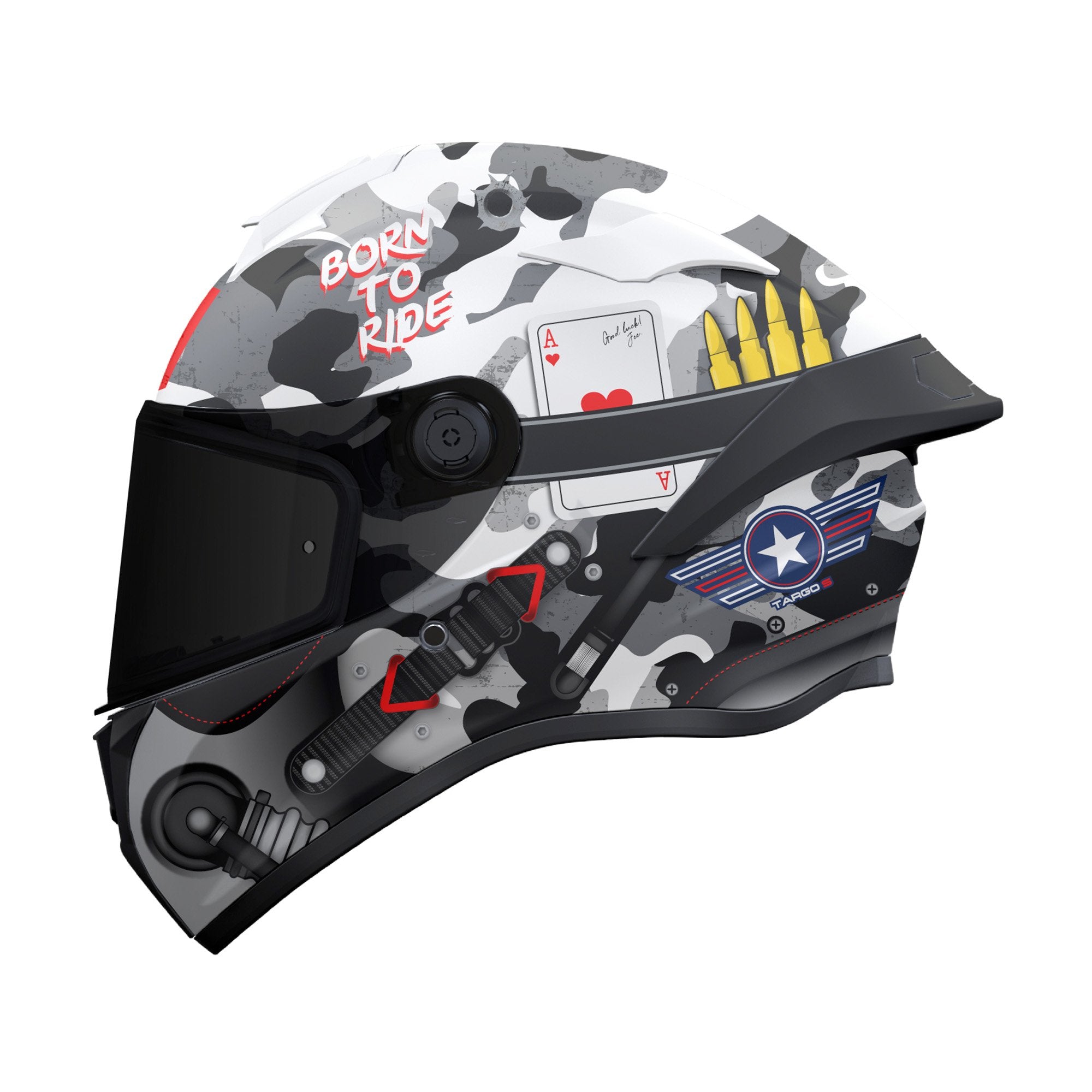 MT Targo Motorcycle Helmet, Pic