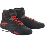 Alpinestars Sektor Motorcycle Urban Shoes Black Bright Red
