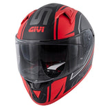 GIVI HELMET FULL 506/STOCCARDA.D/BLADES BLACK-MT/RED - SECURTEX MOTOR SL (t/a MaximoMoto)