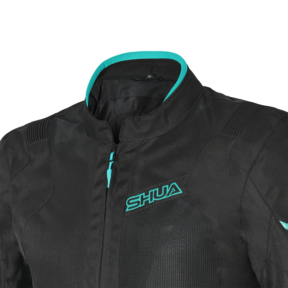 Bela Highland Lady Textile Jacket Black/Turquoise