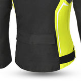 BELA Elanur Lady Textile Motorcycle Touring Jacket Black Grey Yellow images