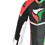 R Tech Hawk 1PC Motorcycle Racing Suit Green Black Red White