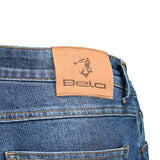 BELA RIO PANTALON DE HOMBRE DENIM JEANS 34L TIE & DYE AZUL