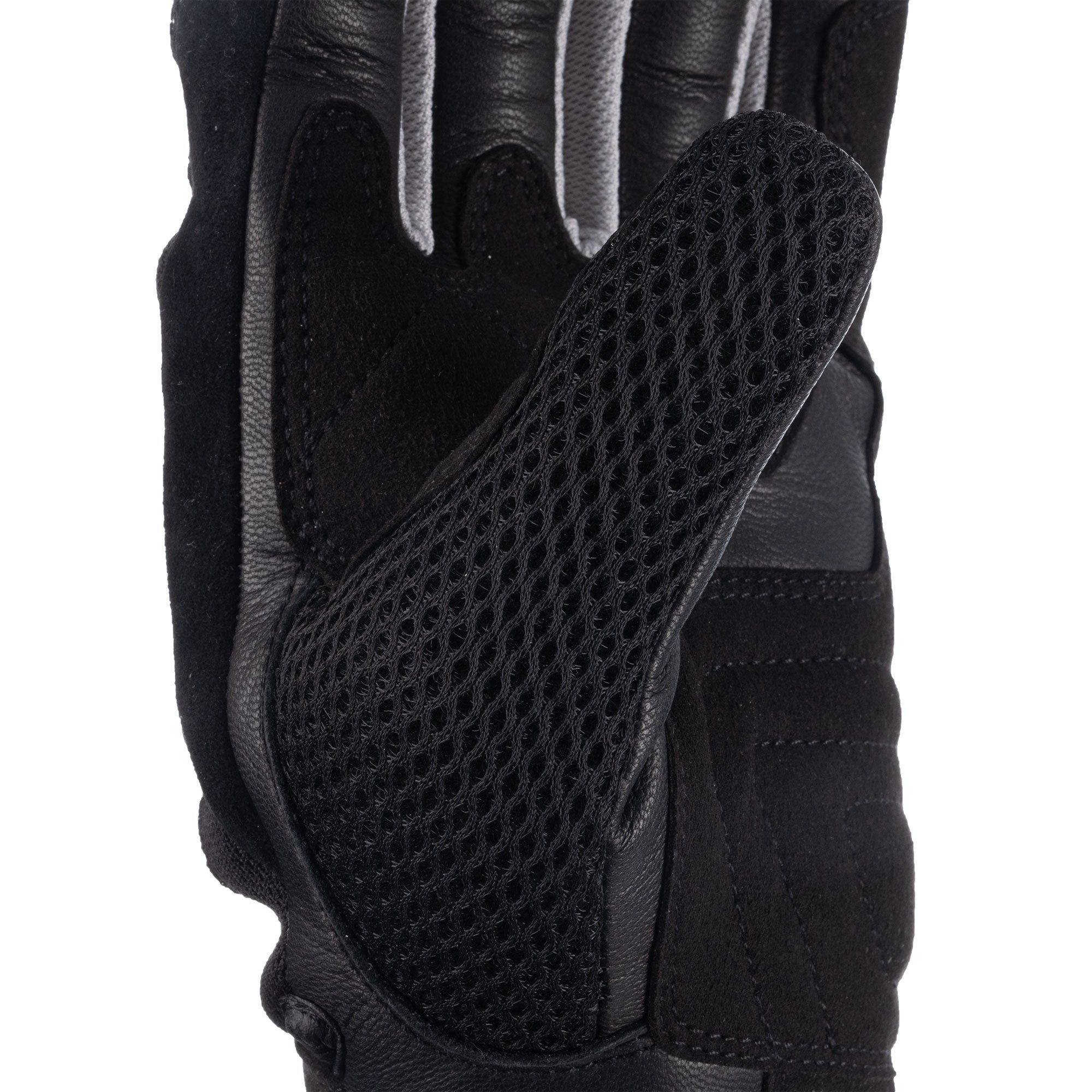 ARMR Eyoshi 3.0 Air Motorbike Men's Glove Black/Grey closeup pic