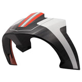 LS2 FF805 Helmets Carbon Raute Spoiler White Red