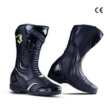 BELA - Strip Lady Leather Boots Black/Fluor Yellow - SECURTEX MOTOR SL (t/a MaximoMoto)