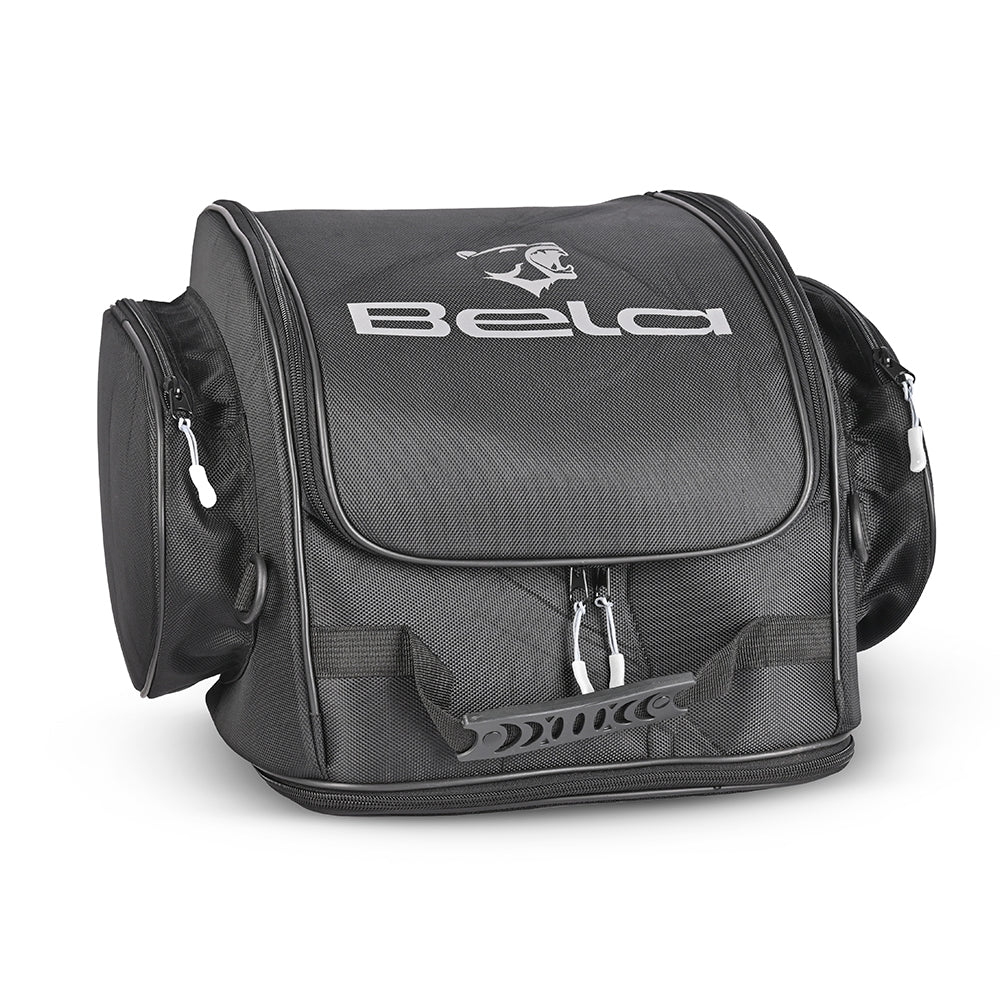 BELA - Black Safety Leather/Textile Backpack - SECURTEX MOTOR SL (t/a MaximoMoto)