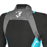 BELA Elanur motorbike Textile Lady Jacket Black grey Turquoise
