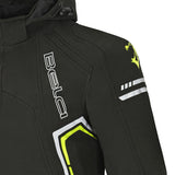 BELA Breeze Softshell Motorbike Riding Hoodie Black Yellow images