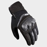 LS2 KUBRA MOTORBIKE LADY SUMMER GLOVES BLACK