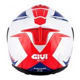 GIVI - JET X22 PLANETD HYPER HELMET WHITE BLUE - SECURTEX MOTOR SL (t/a MaximoMoto)