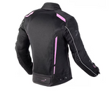 SEVENTY SD-JT36 Women Motorcycle Textile Jacket Black Pink