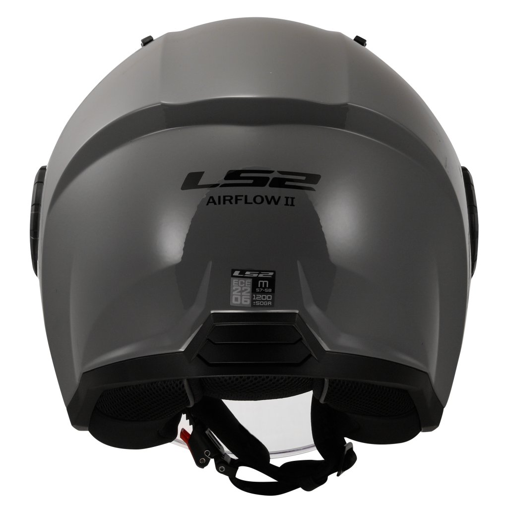 Ls2 Of616 Airflow Open Face Helmets Nardo Grey-06