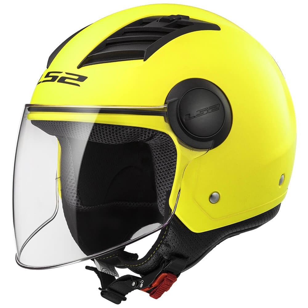LS2 OF562 AIRFLOW MATT HI-VIS YELLOW LONG - SECURTEX MOTOR SL (t/a MaximoMoto)