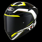 KYT-HELMET TT-COURSE GRAND PRIX BLACK/YELLOW - SECURTEX MOTOR SL (t/a MaximoMoto)