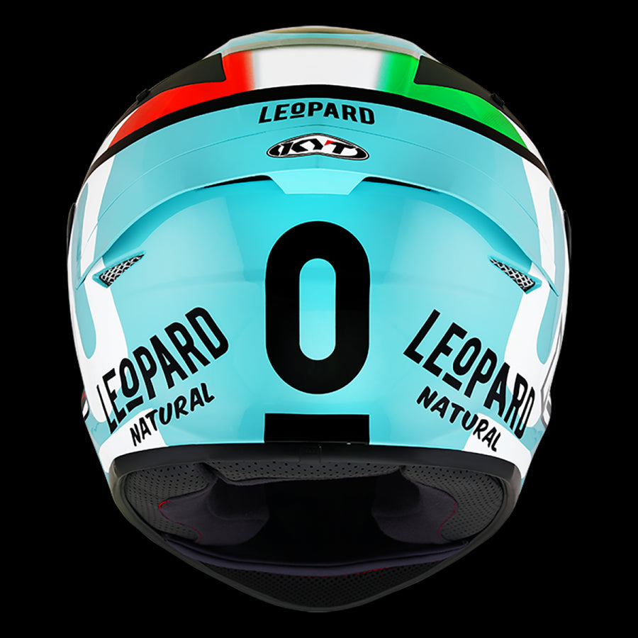 KYT-HELMET TT-COURSE REPLICA LEOPARD TRICOLORE - SECURTEX MOTOR SL (t/a MaximoMoto)