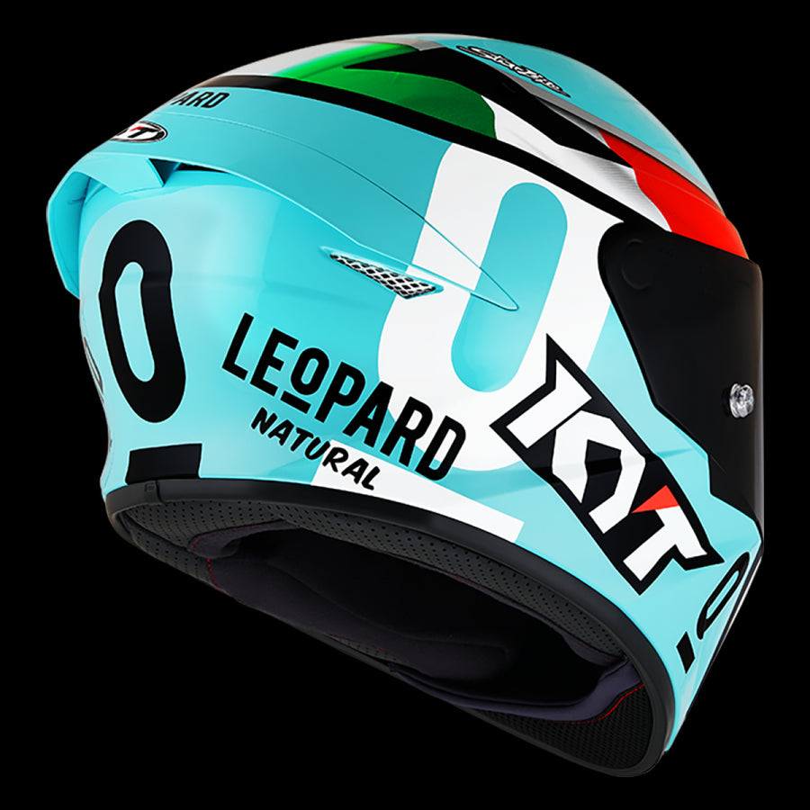 KYT-HELMET TT-COURSE REPLICA LEOPARD TRICOLORE - SECURTEX MOTOR SL (t/a MaximoMoto)