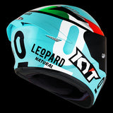 KYT-HELMET TT-COURSE REPLICA LEOPARD TRICOLORE - SECURTEX MOTOR SL (t/a MaximoMoto)