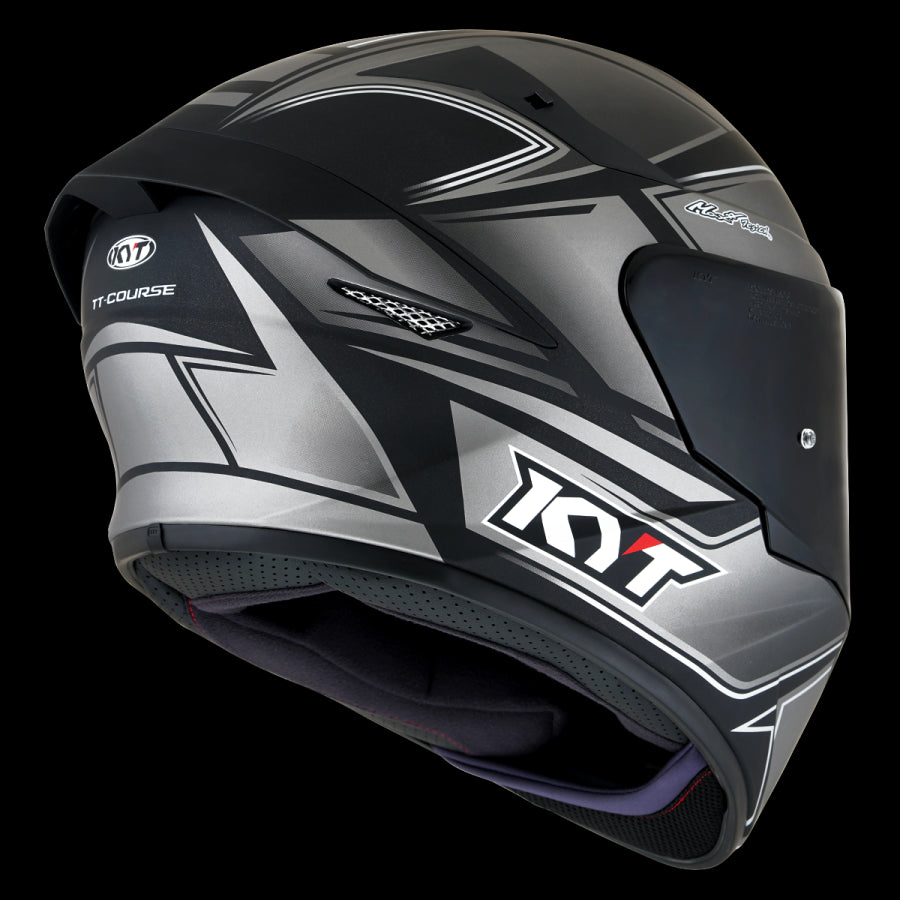 KYT-HELMET TT-COURSE TOURIST MATT COOL GRAY - SECURTEX MOTOR SL (t/a MaximoMoto)