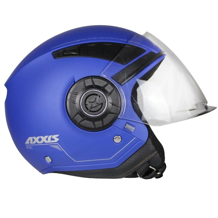 AXXIS-OF513 METRO SOLID A7 MATTE BLUE HELMET - SECURTEX MOTOR SL (t/a MaximoMoto)