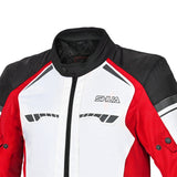 SHUA Immortal Textile Motorcycle Racing Jacket Men Ice Red Black images