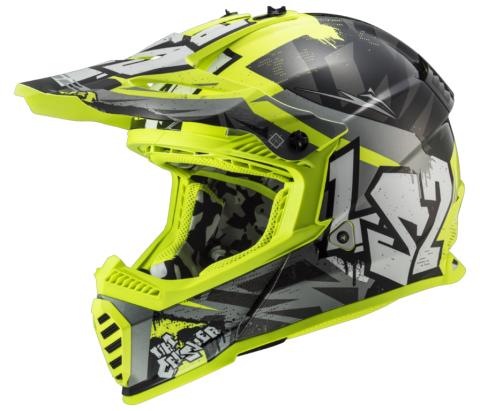 Ls2 Mx437 Fast Crusher Black Yellow-06