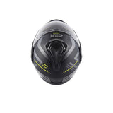 GIVI X30 PULSAR PUBY MOTORCYCLE MODULAR HELMET BLACK TITANIUM YELLOW