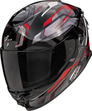 SCORPION EXO-GT SP AIR AUGUSTA FULL FACE HELMETS BLACK GREY RED