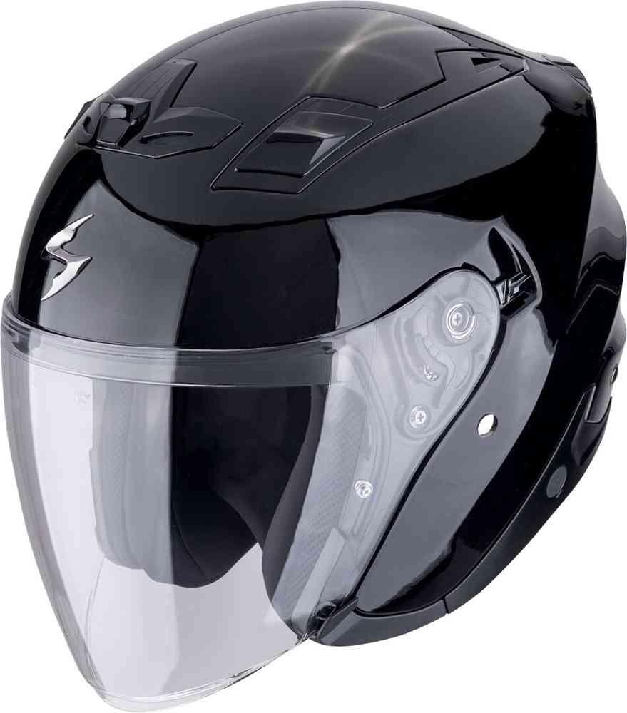 SCORPION EXO-Z1 SOLID Open Face Motorcycle Open Face Jet Helmet Metallic Black