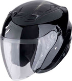 SCORPION EXO-Z1 SOLID Open Face Motorcycle Open Face Jet Helmet Metallic Black
