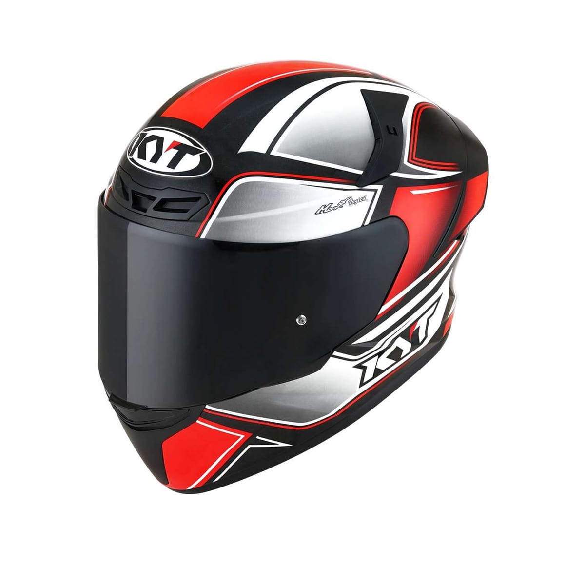 KYT-TT-COURSE TOURIST MOTORCYCLE FULL FACE HELMET RED FLUO