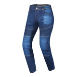 BELA URBAN LADY MOTORCYCLE DENIM JEANS INDIGO BLUE