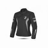 BELA BRADLEY LADY MOTORCYCLE TEXTILE JACKET BLACK GREY