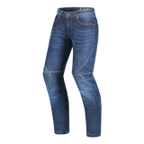 BELA ROCKER MEN MOTORCYCLE DENIM JEANS 34L BLUE SPRAY