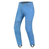 R-TECH VALENCIA LADY MOTORCYCLE JEANS LIGHT BLUE 32L